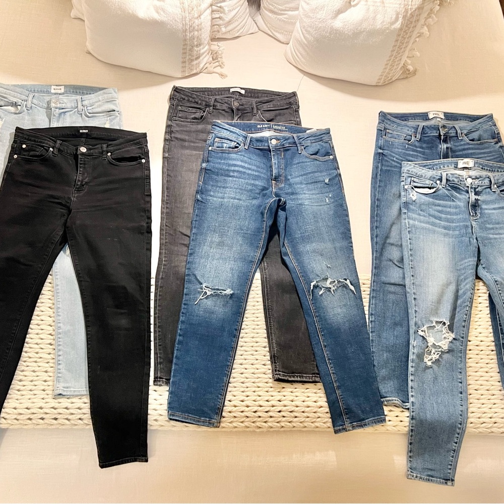 Denim Jeans - PAIGE, Hudson Jeans, Old Navy, Zara